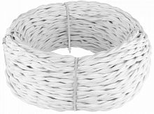 Ретро провод витой Werkel 3х2,5мм белый (50м) картинка 